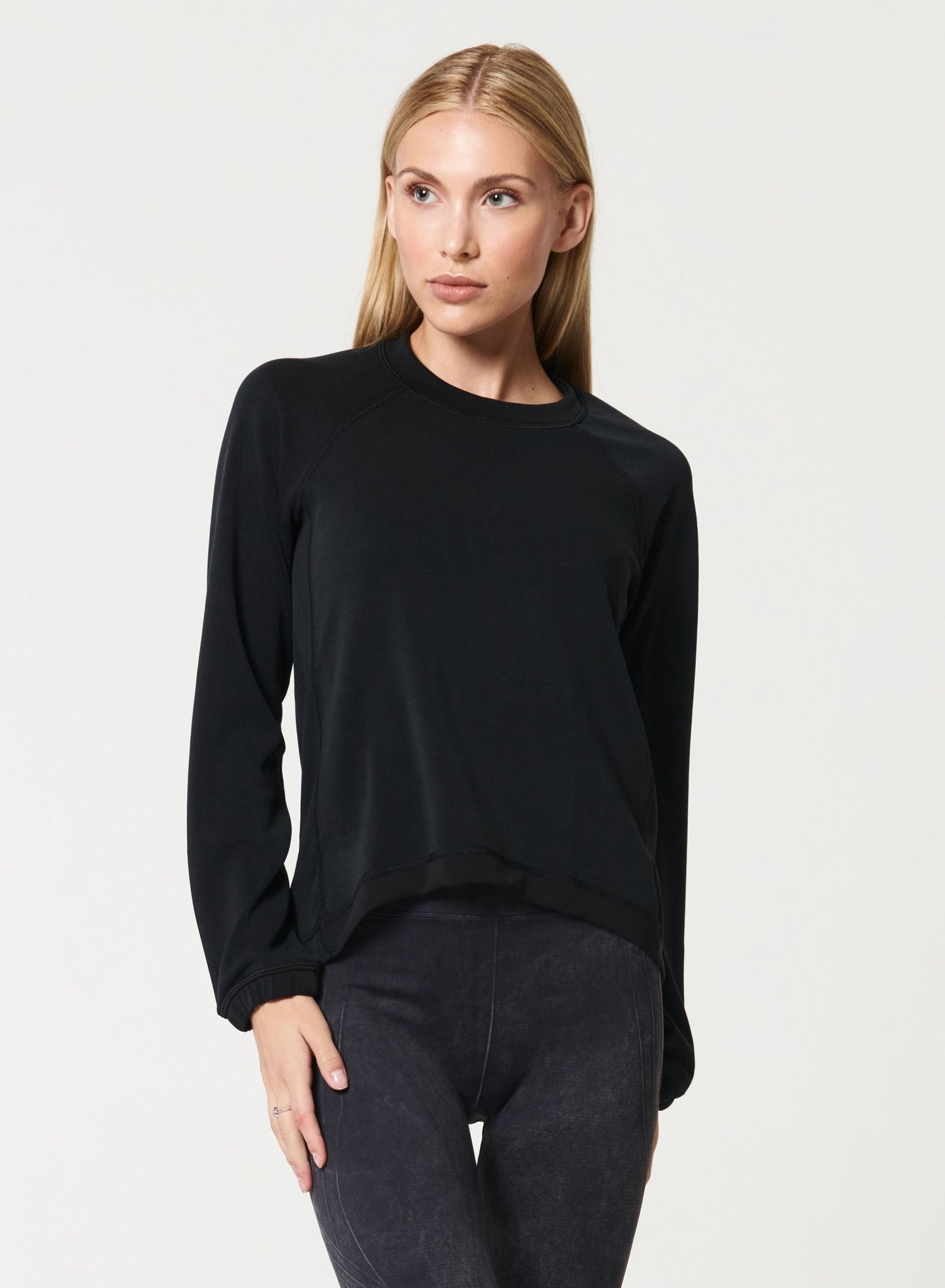 Sleek Sweat - Ultra Soft Relaxed Fit Crew Neck Sweatshirt for Women | NUX | Evolve Fit Wear