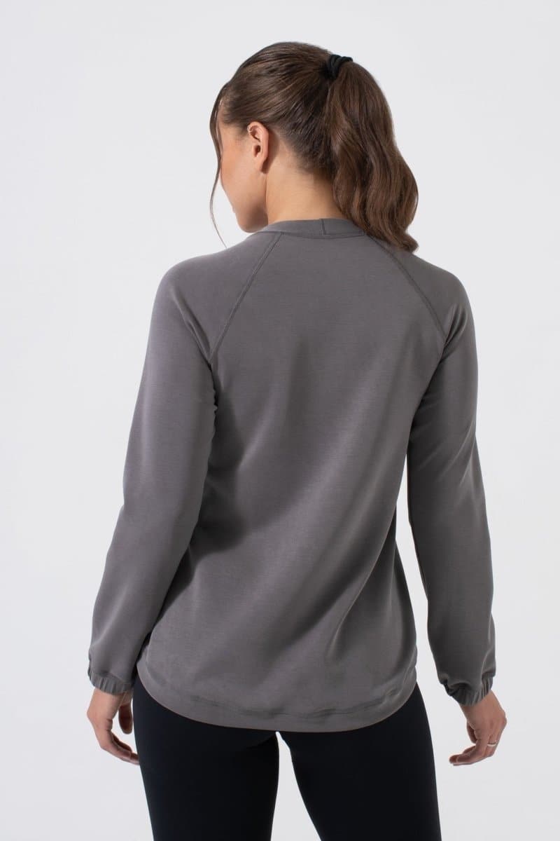 Sleek Sweat - Ultra Soft Relaxed Fit Crew Neck Sweatshirt for Women | NUX | Evolve Fit Wear