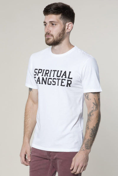 Mens Spiritual Gangster SG Varsity Logo Tee - Evolve Fit Wear