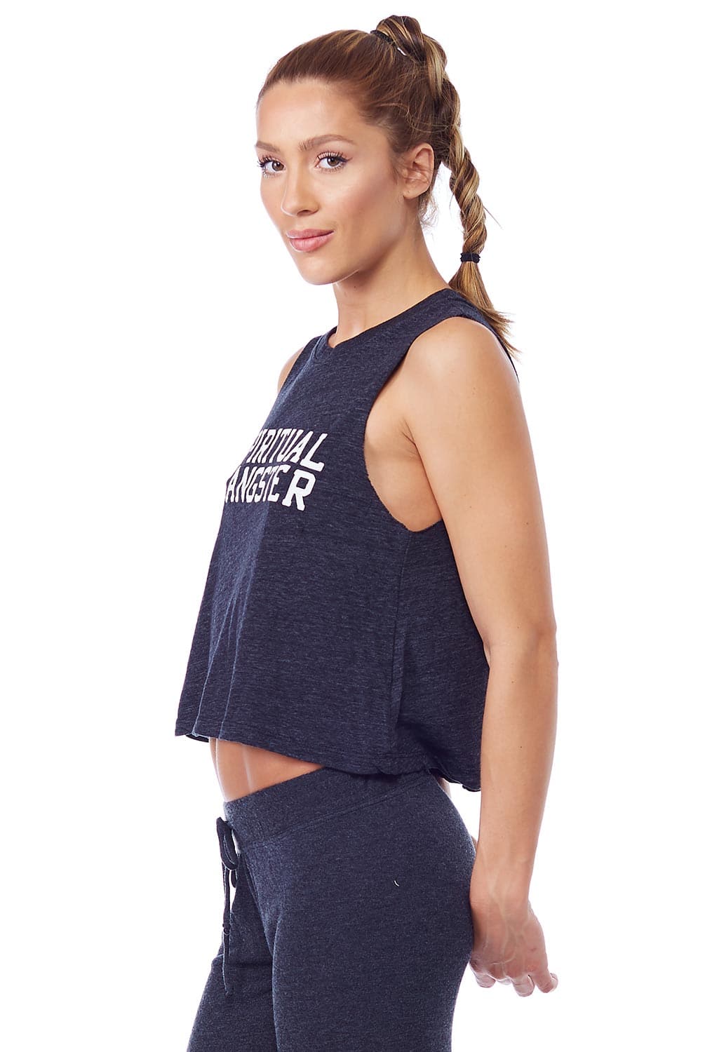 Spiritual Gangster Varsity Logo Tank - Black | Spiritual Gangster | Evolve Fit Wear