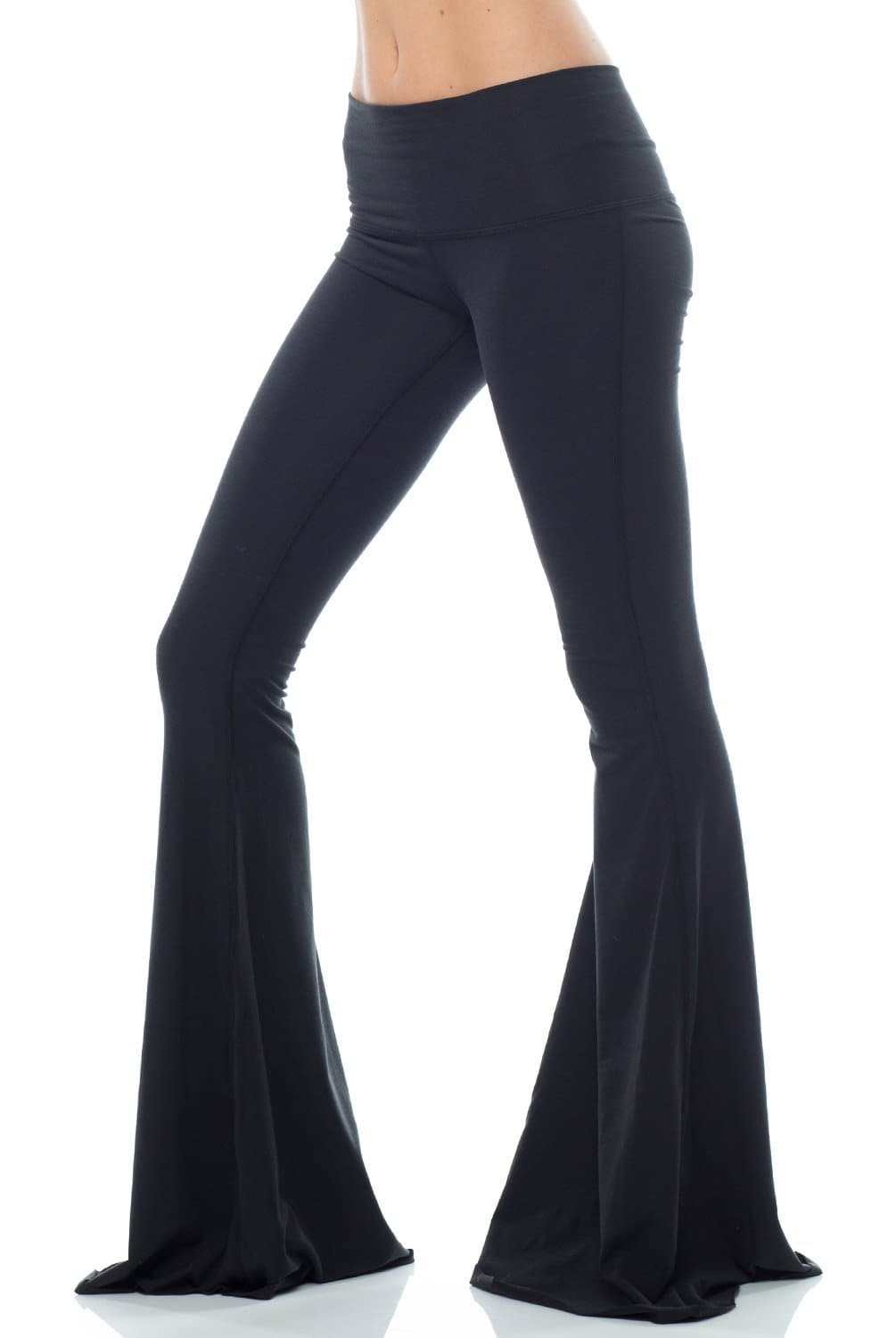 Teeki Solid Black Bell Bottom | Teeki | Evolve Fit Wear