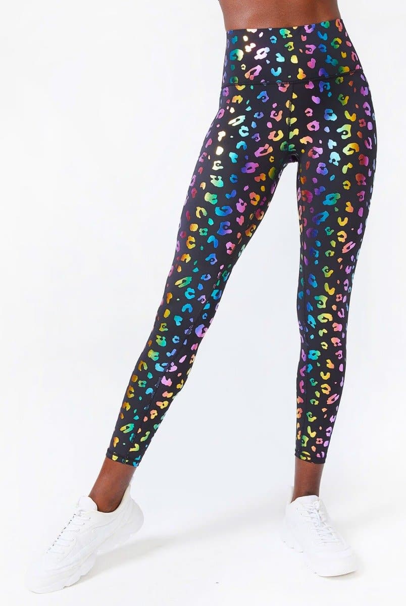 Rainbow Animal Print Workout Leggings LGBT Women Patched Cheetah Pants Yoga  Fun Leopard Ragdoll Running Athletic Gift Colorful Activewear -  Canada