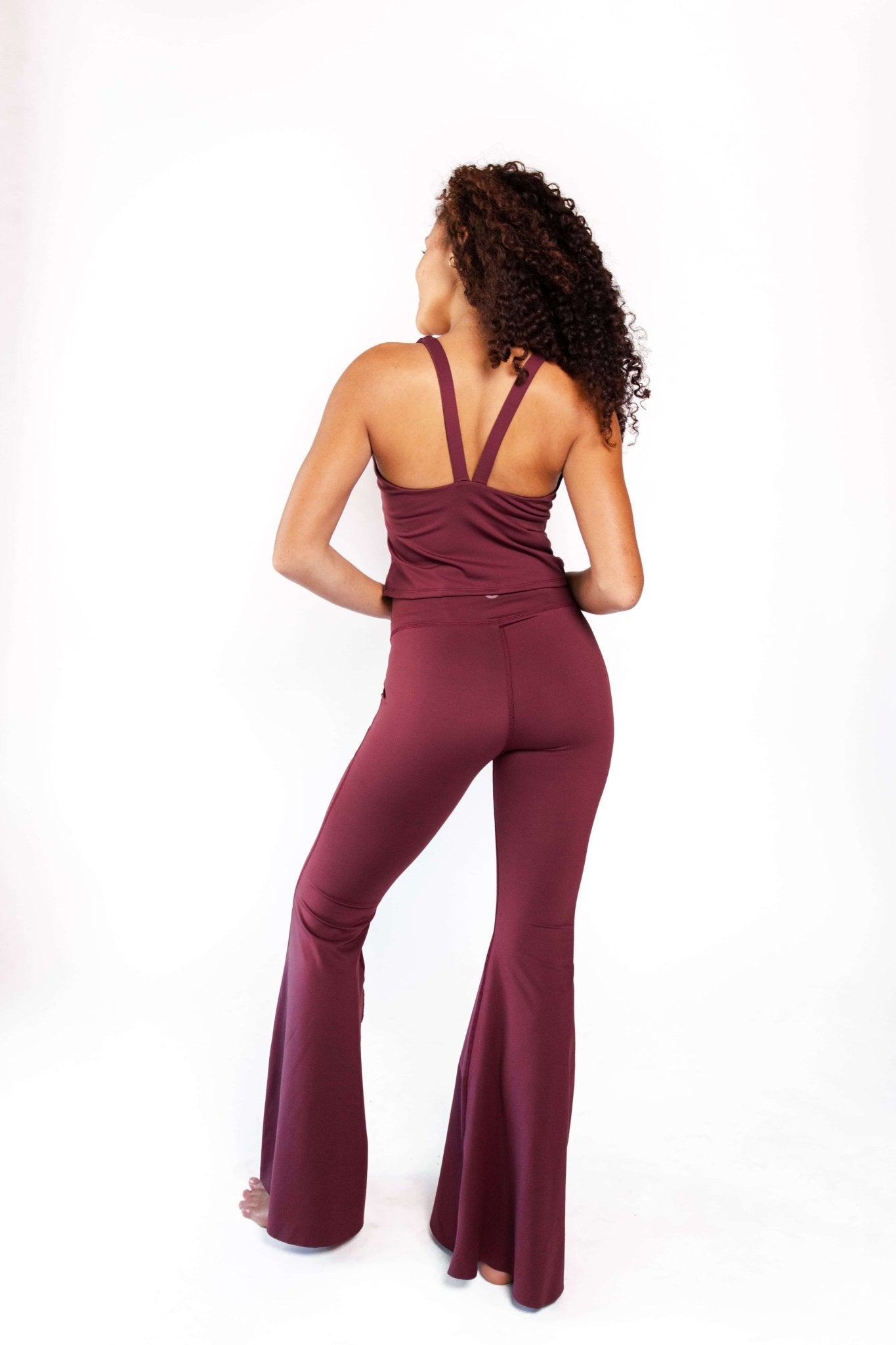 Vitality Tank in Maroon | Yoga Democracy | Evolve Fit Wear