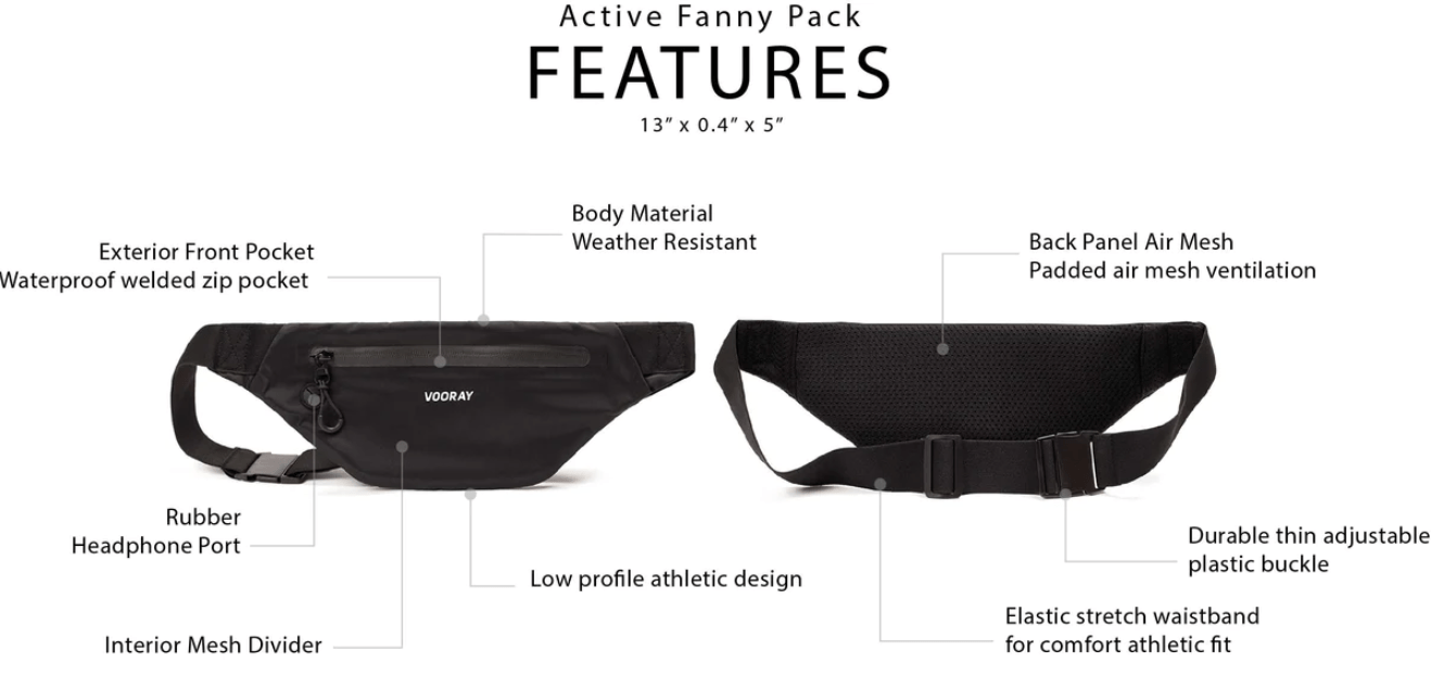Vooray Active Fanny Pack | Vooray | Evolve Fit Wear