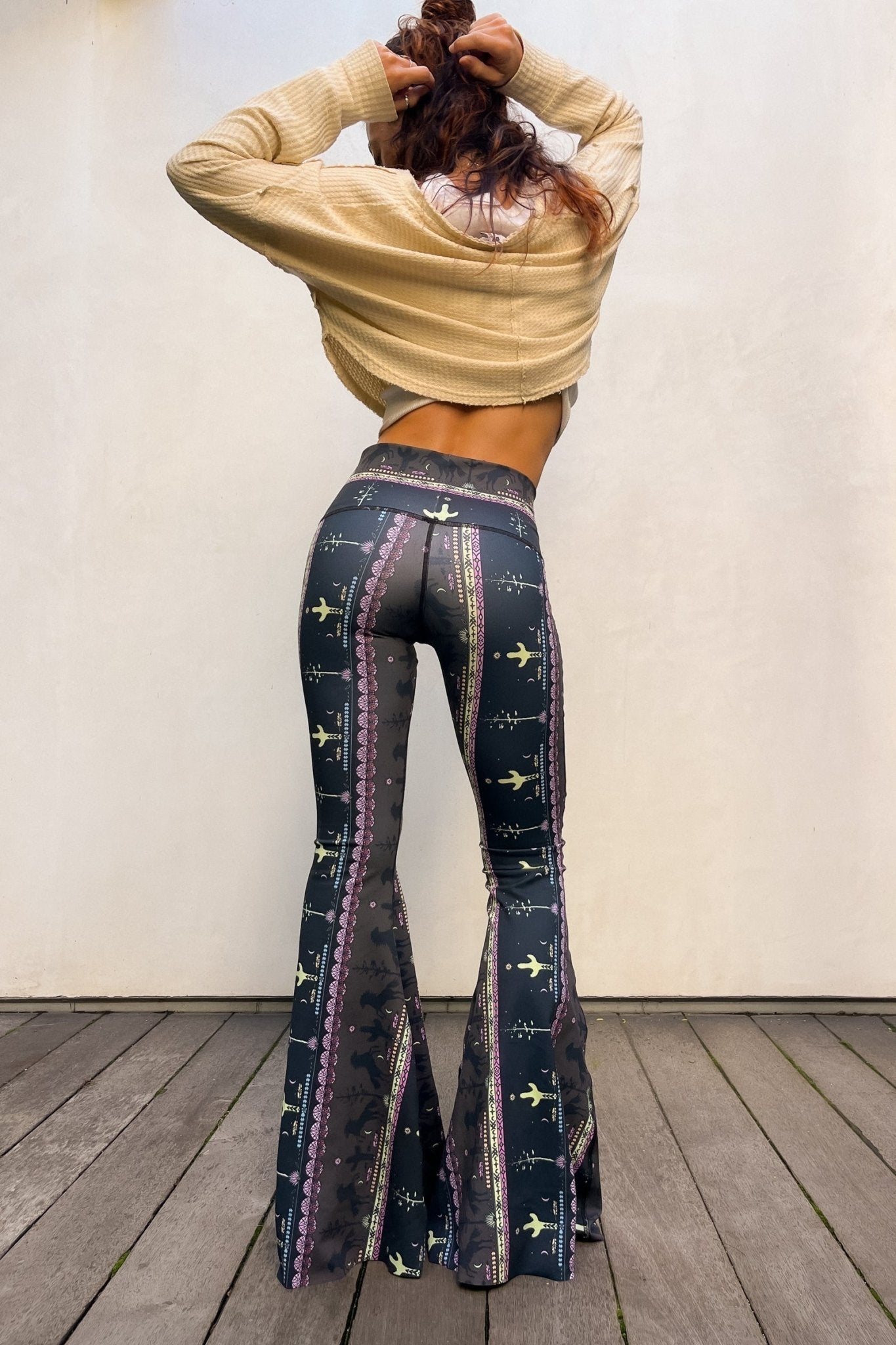 Wild and Free Crop Bell Bottom | Teeki | Evolve Fit Wear