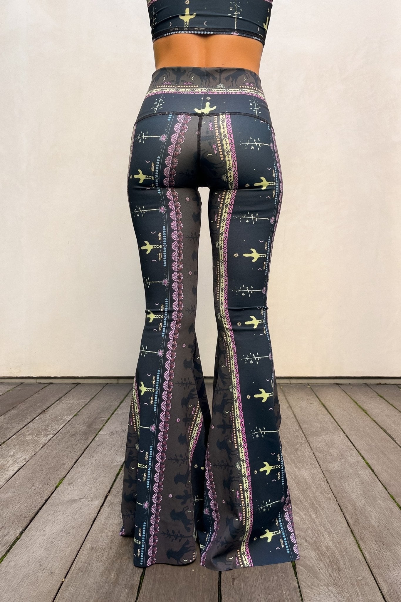 Wild and Free Crop Bell Bottom | Teeki | Evolve Fit Wear