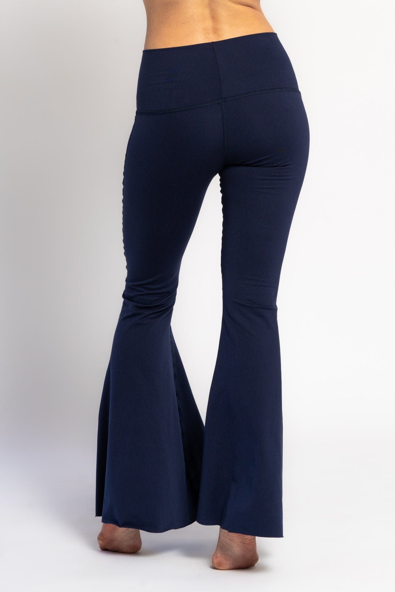 WithLove ♡ Solid Navy Crop Bell Bottom *Waistlist | WithLove | Evolve Fit Wear
