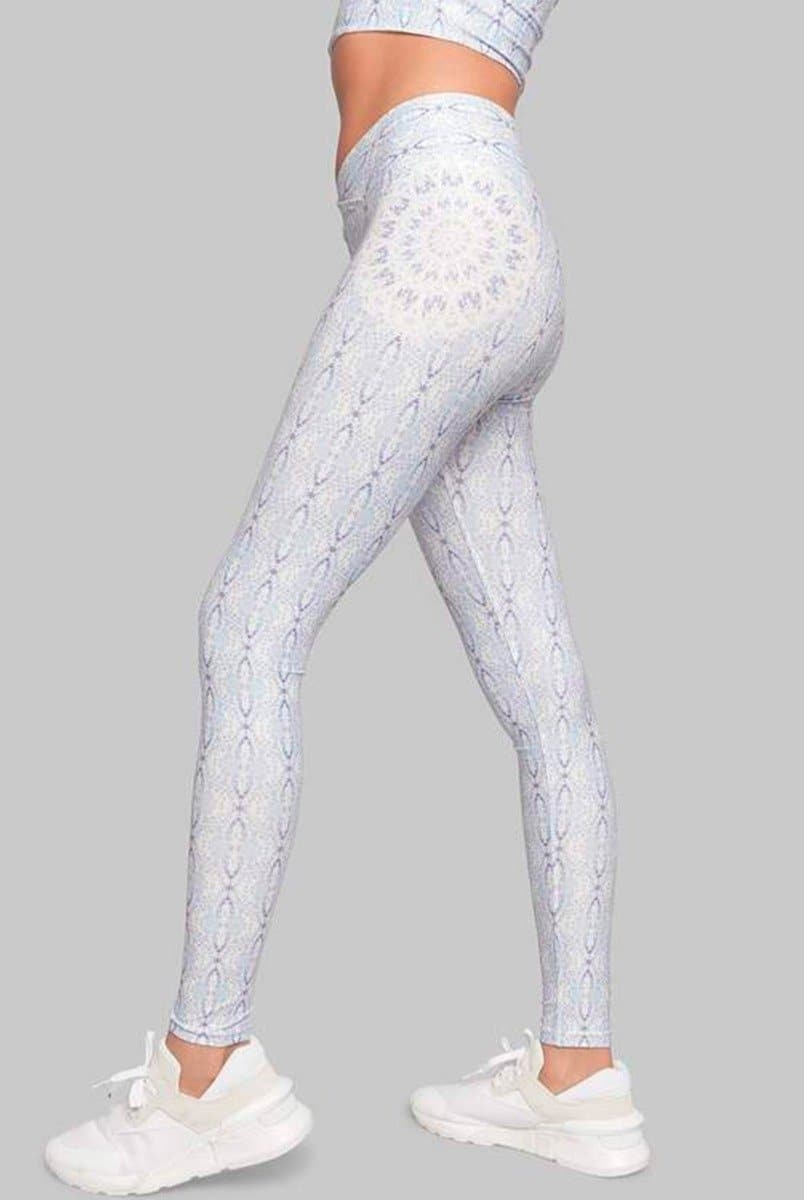 Wolven Aquarius Ruched Crossover Legging - Aquarius | Wolven | Evolve Fit Wear