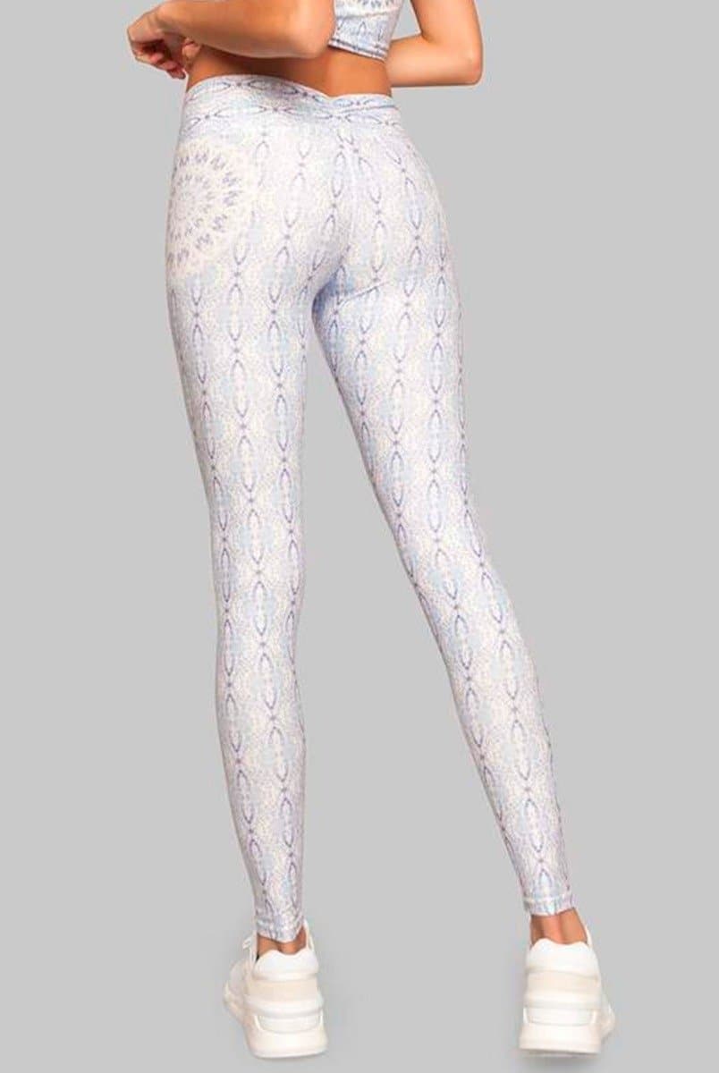 Wolven Aquarius Ruched Crossover Legging - Aquarius | Wolven | Evolve Fit Wear