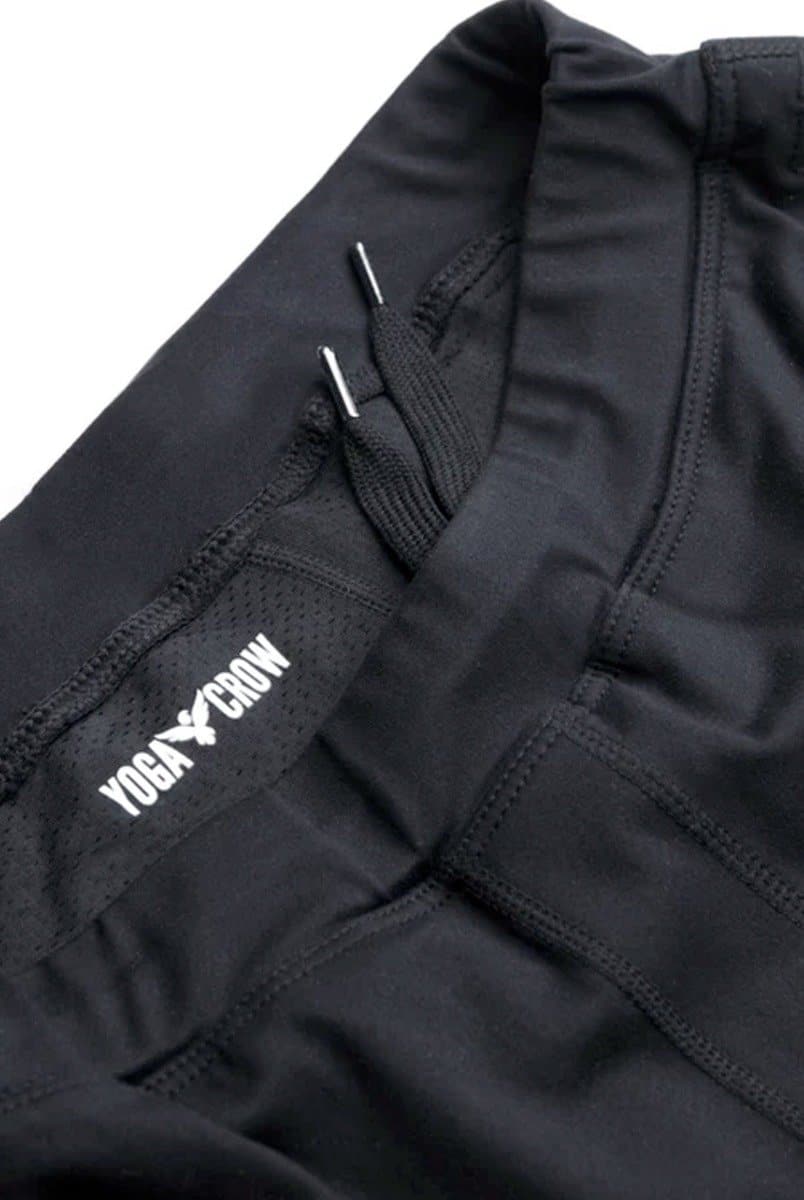 Yoga Crow Black Swerve Short | Yoga Crow | Evolve Fit Wear