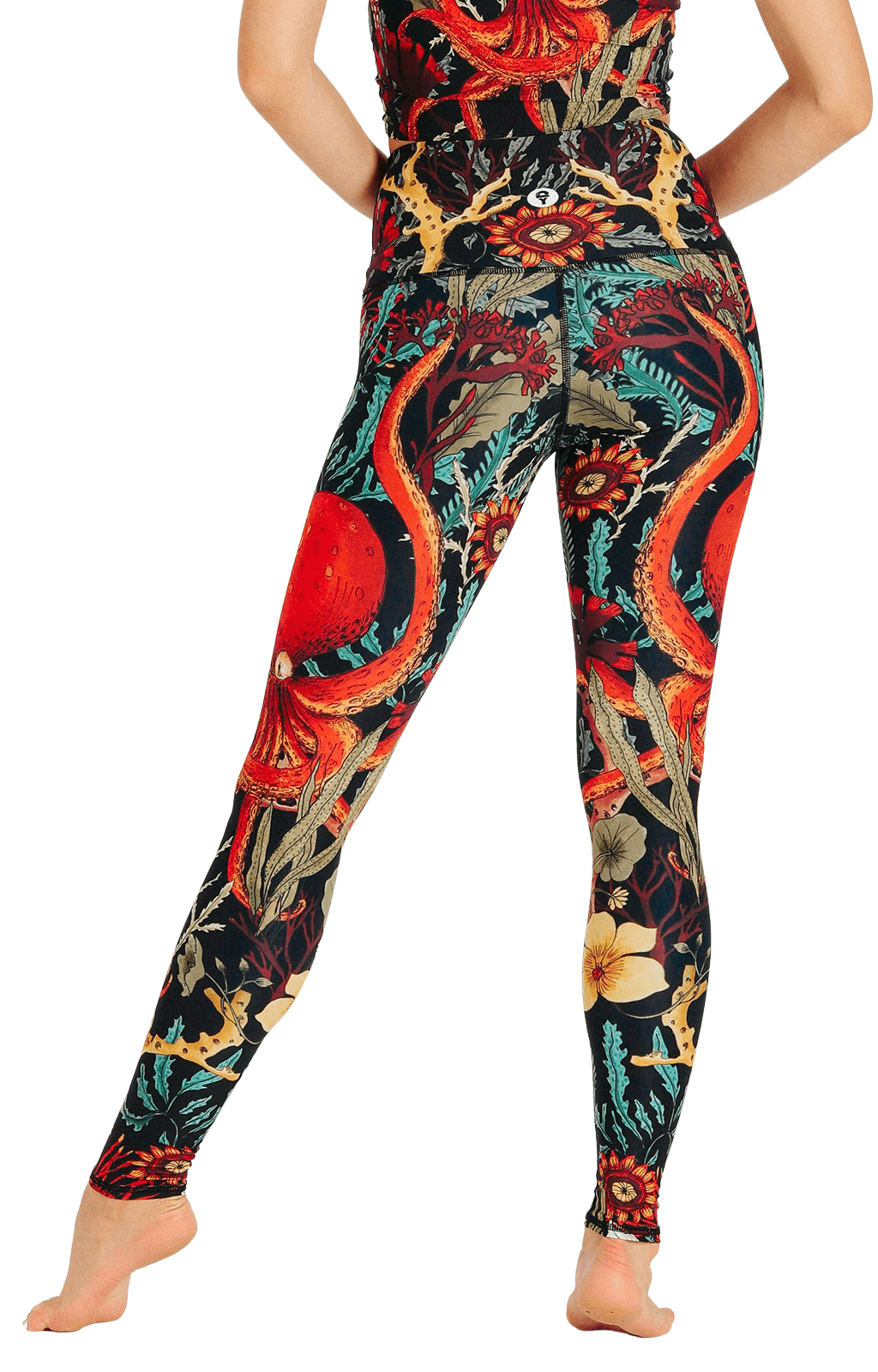 Yoga Democracy Coral My Name Printed Yoga Leggings | Yoga Democracy | Evolve Fit Wear