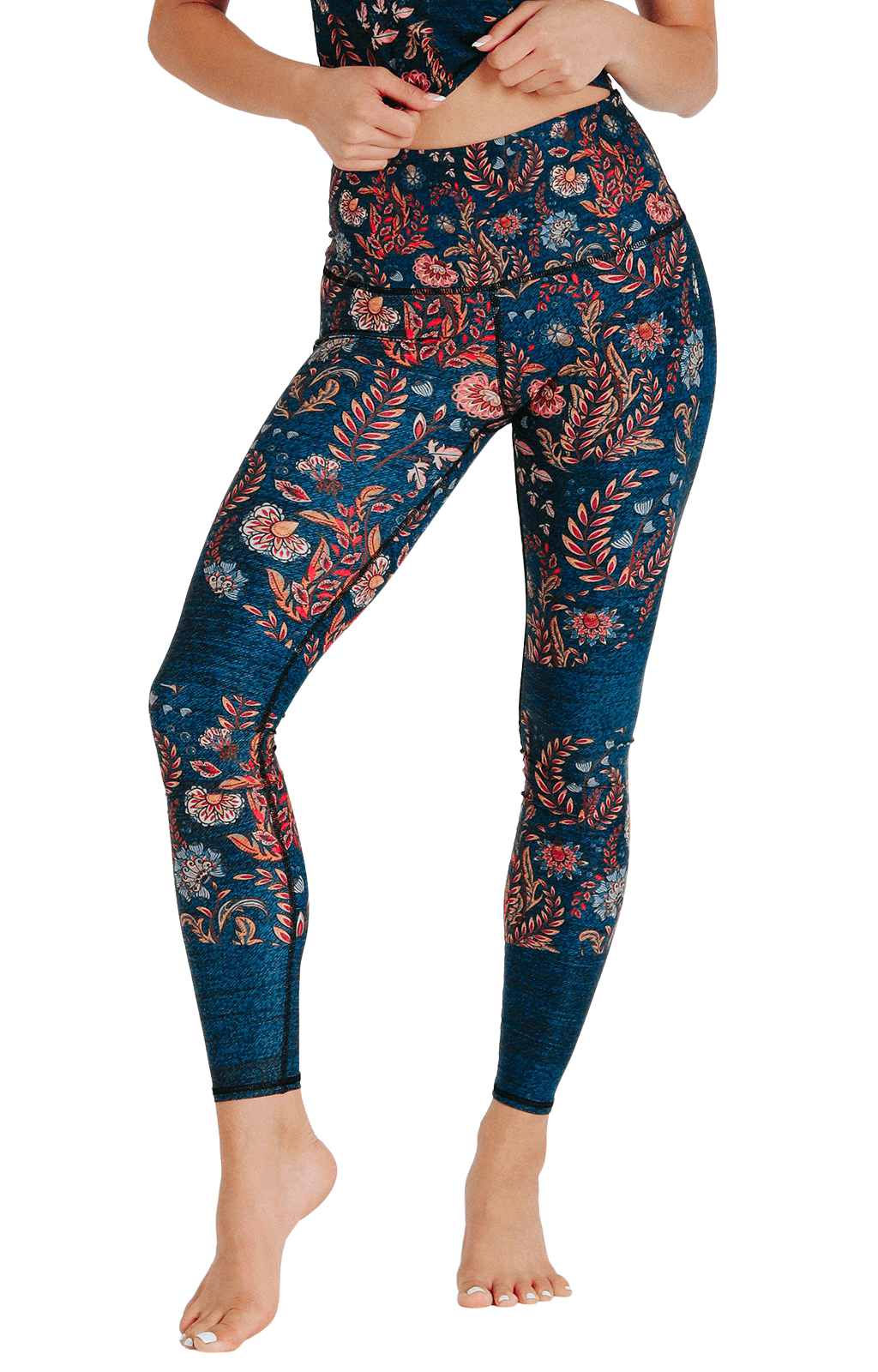 Yoga Democracy Festival Denim Printed Yoga Leggings | Yoga Democracy | Evolve Fit Wear