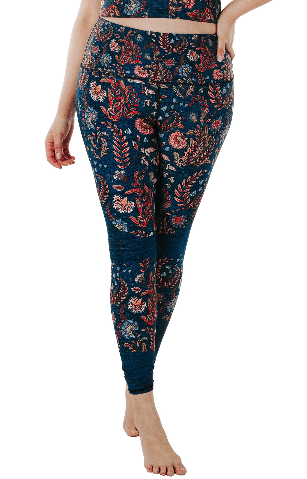 Yoga Democracy Festival Denim Printed Yoga Leggings | Yoga Democracy | Evolve Fit Wear