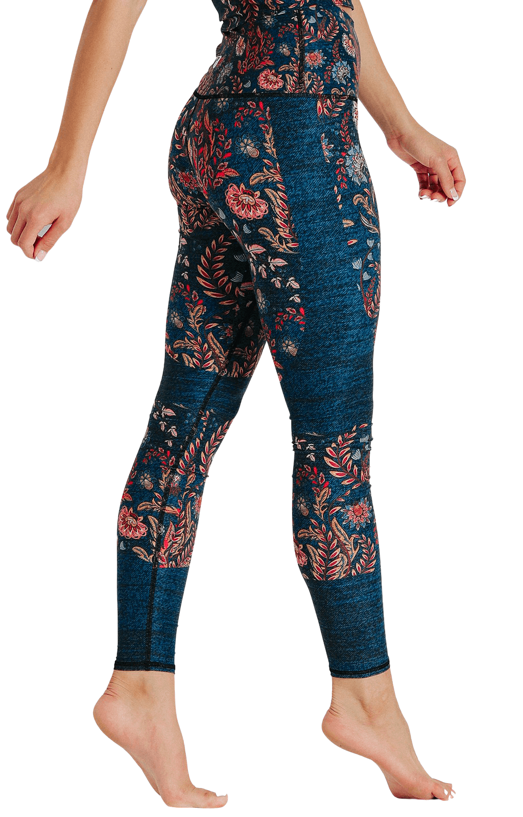 Yoga Democracy Festival Denim Printed Yoga Leggings | Yoga Democracy | Evolve Fit Wear