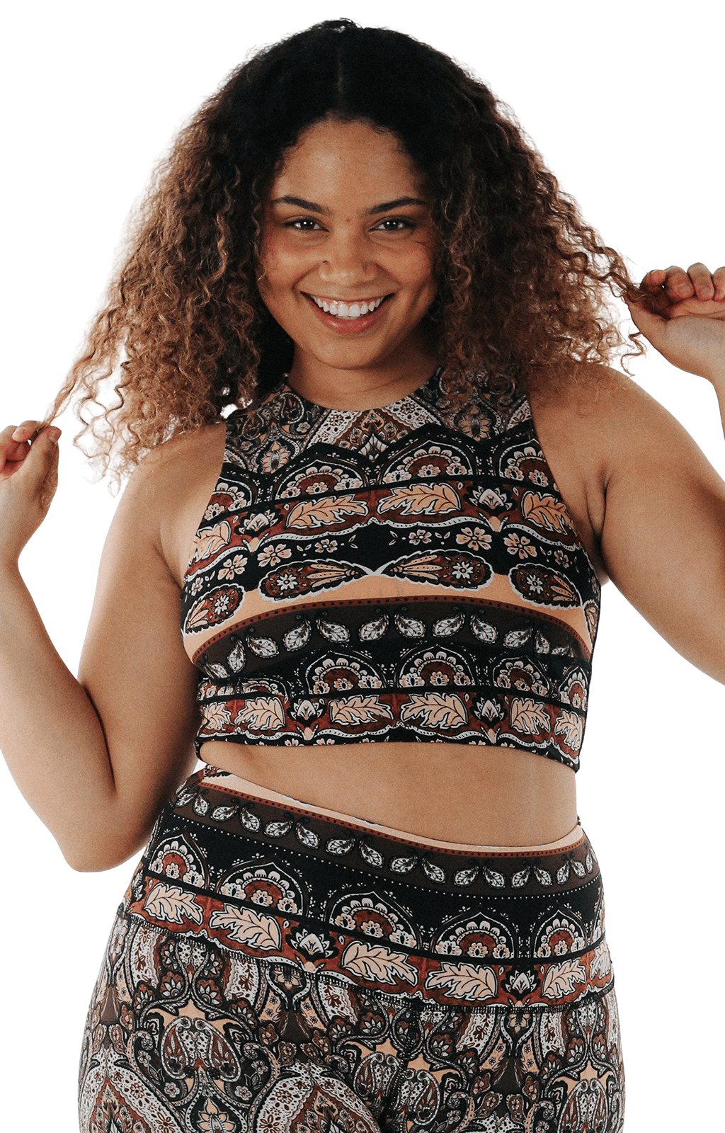 Yoga Democracy Free Range Sports Bra in Espresso Yourself | Yoga Democracy | Evolve Fit Wear