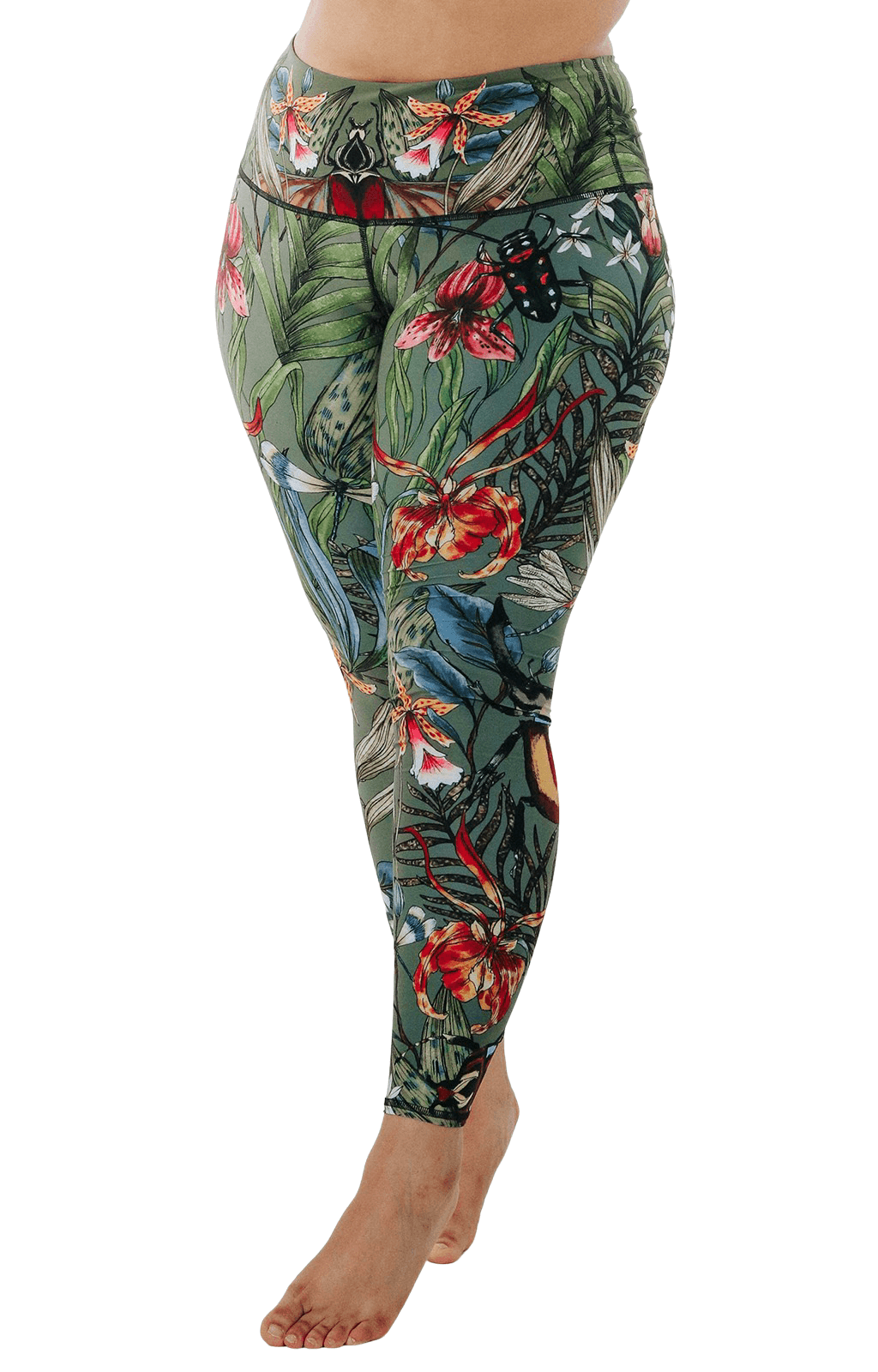Yoga Democracy Green Thumb Printed Yoga Leggings | Yoga Democracy | Evolve Fit Wear