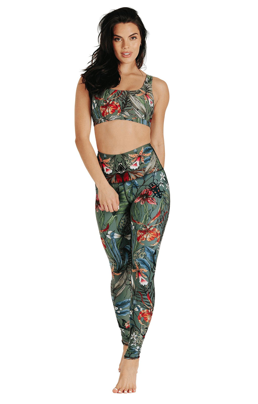Yoga Democracy Green Thumb Printed Yoga Leggings | Yoga Democracy | Evolve Fit Wear