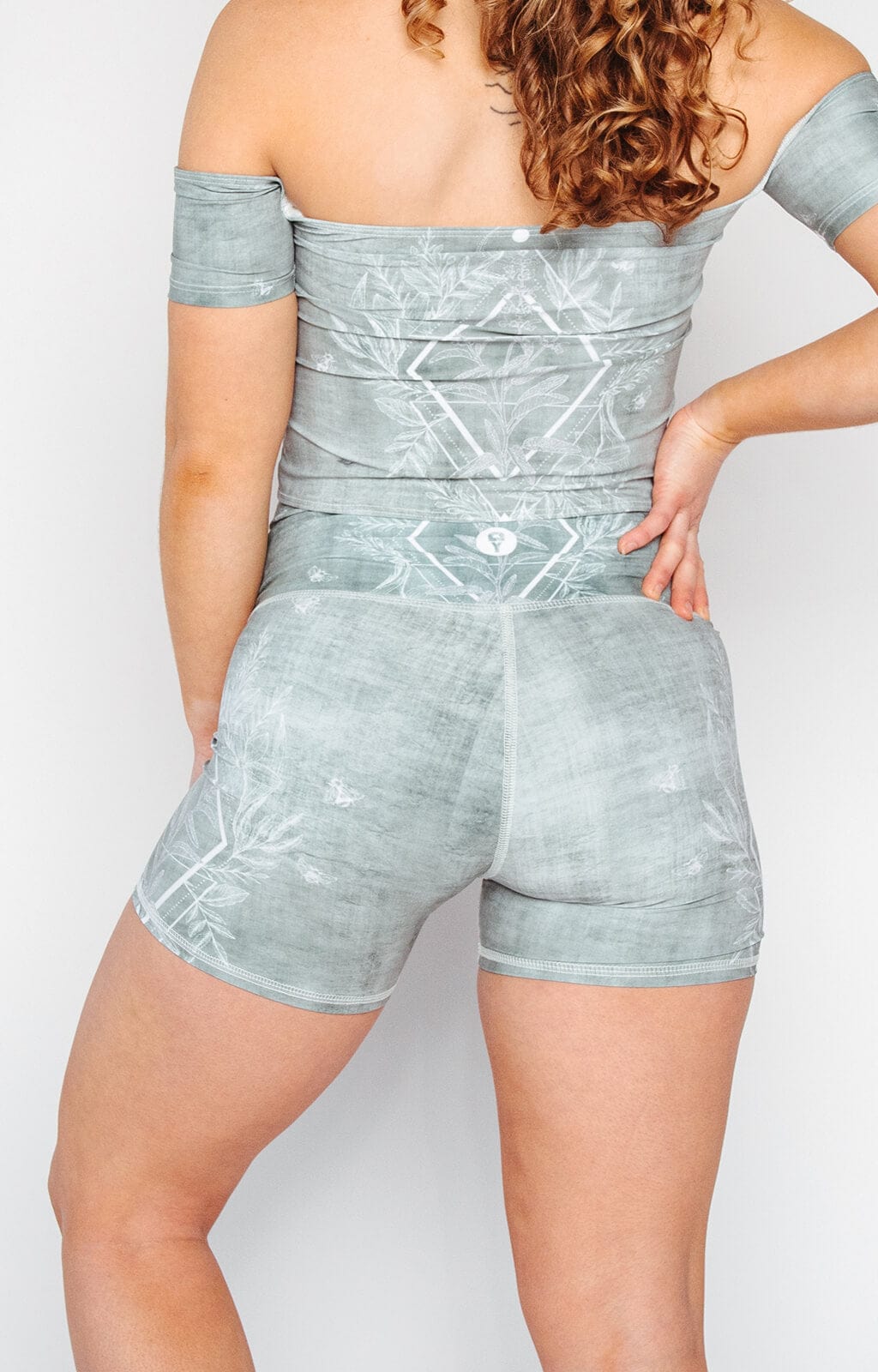 Yoga Democracy Movement Short in Pure Sage | Yoga Democracy | Evolve Fit Wear