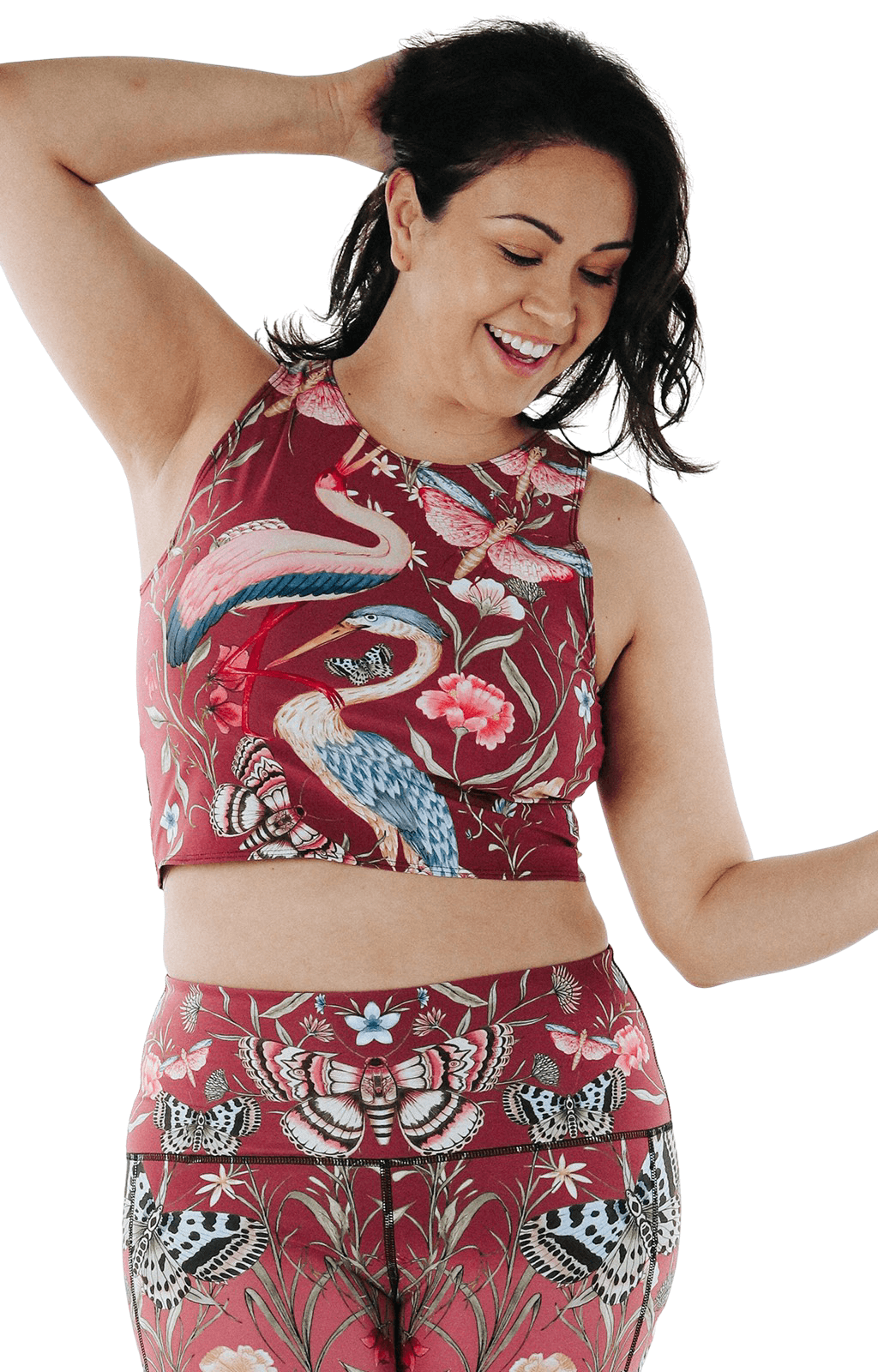 Yoga Democracy Reversible Knot Top in Pretty In Pink | Yoga Democracy | Evolve Fit Wear