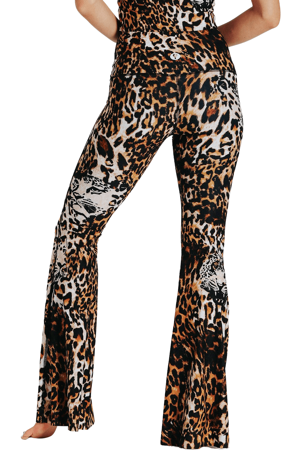 Yoga Democracy Wildcat Printed Bell Bottoms | Yoga Democracy | Evolve Fit Wear