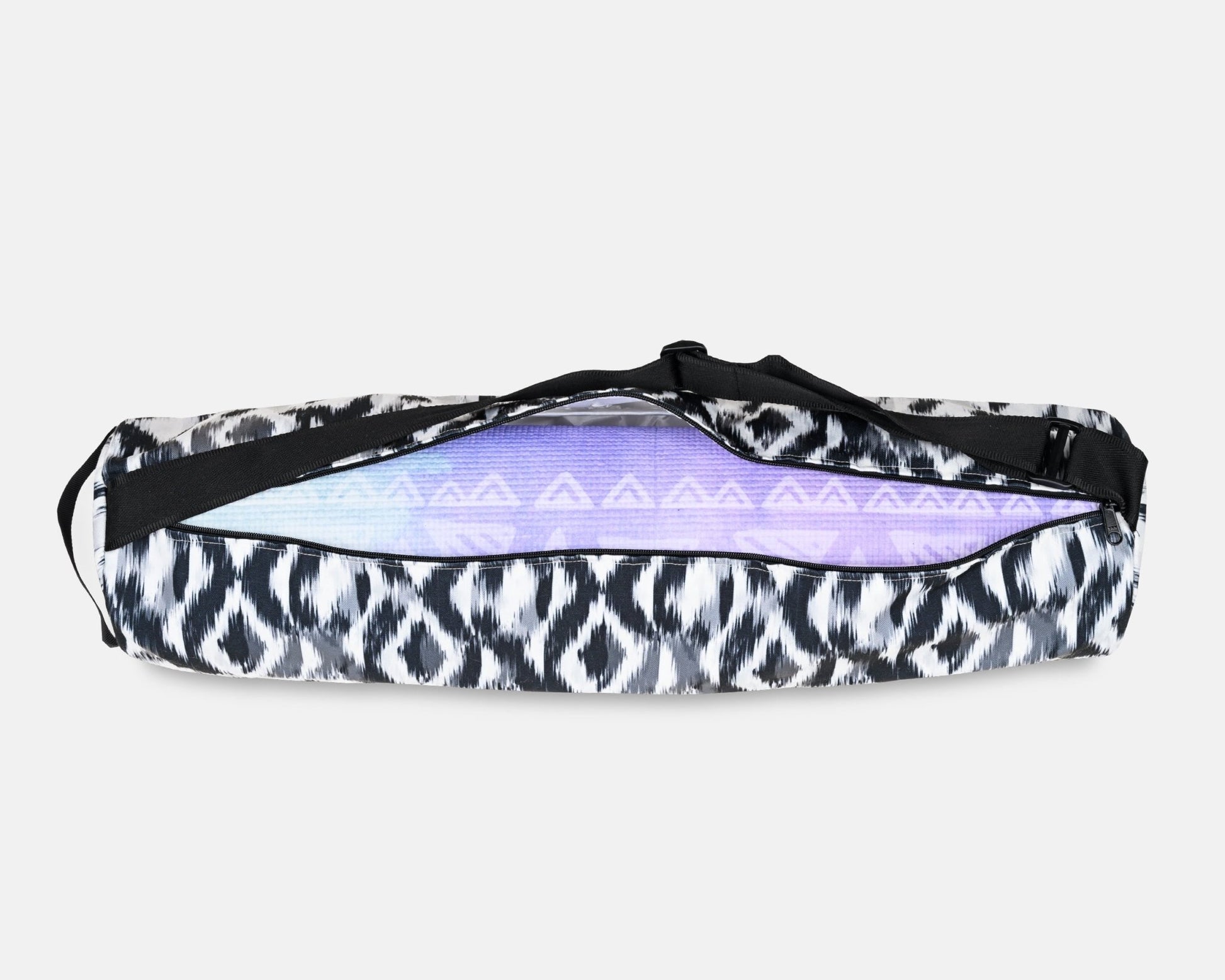 Yoga Mat Bag - Blurred Ikat Print | Vagabond Goods | Evolve Fit Wear