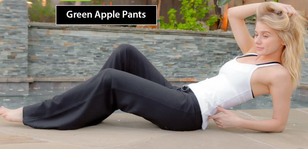 Green Apple Bamboo Yoga Pants - The Ultimate Lounge Pant - Evolve Fit Wear
