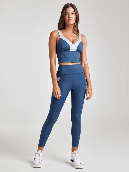 Showstopper Sculpted Bra - Midnight/Sea - Mist | Losano | Evolve Fit Wear