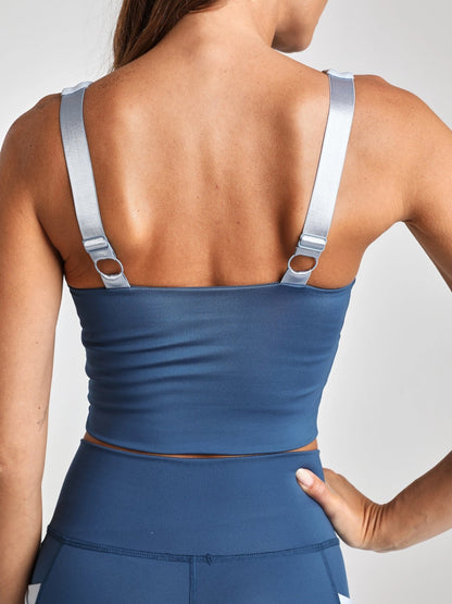 Showstopper Sculpted Bra - Midnight/Sea - Mist | Losano | Evolve Fit Wear