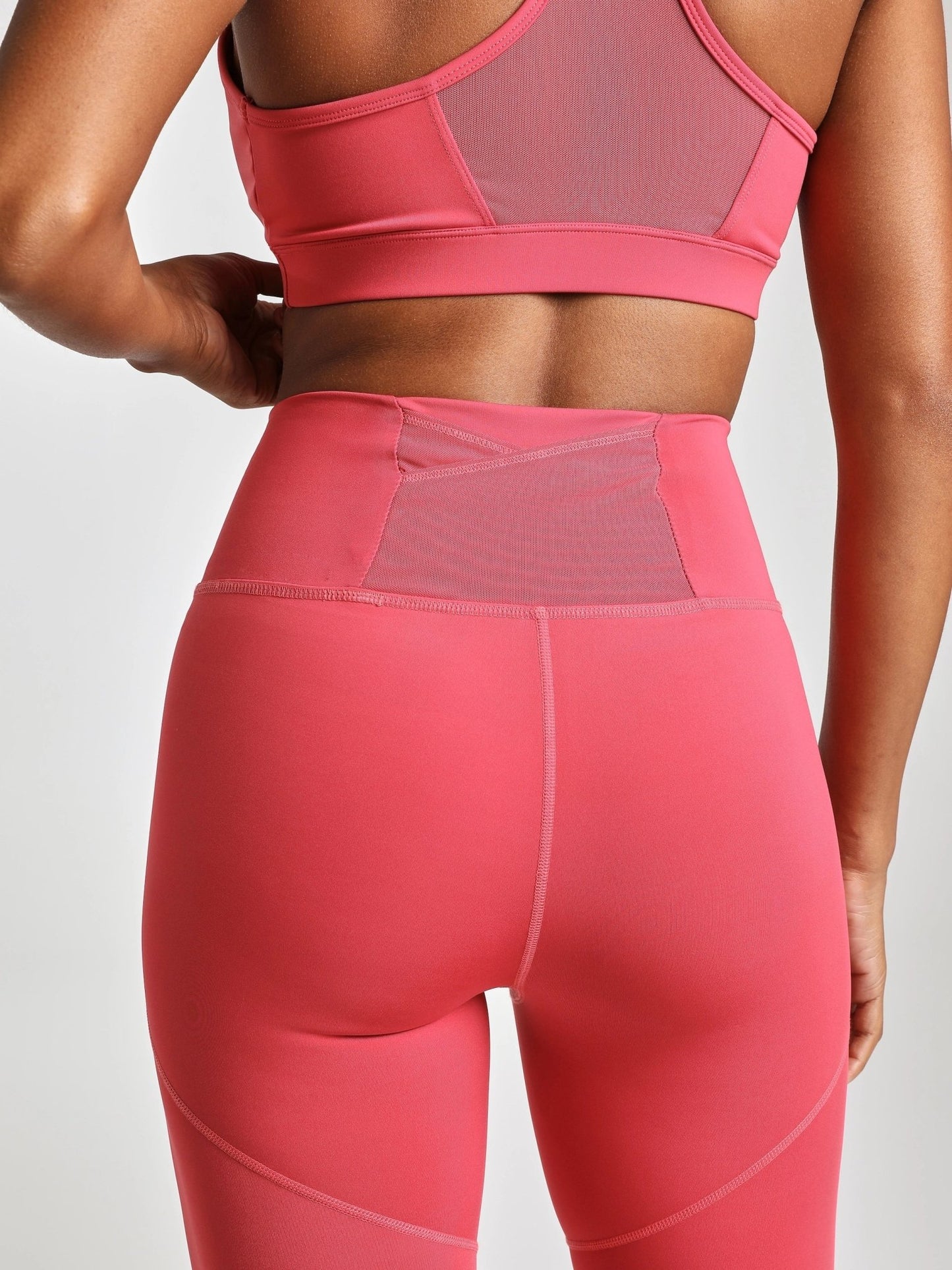 Mesh Panel Legging - Vintage Rose | Losano | Evolve Fit Wear