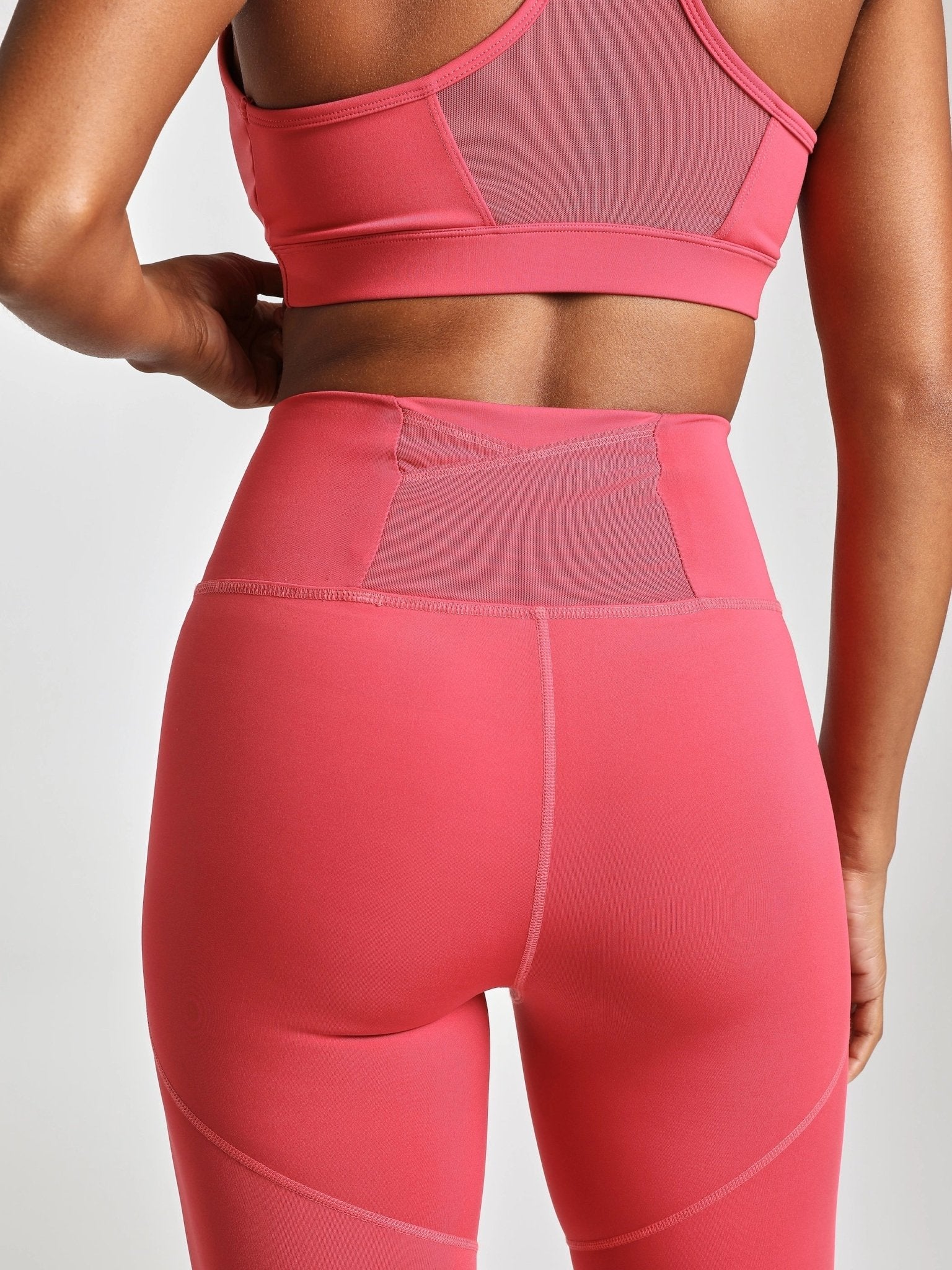 Mesh Panel Legging - Vintage Rose | Losano | Evolve Fit Wear