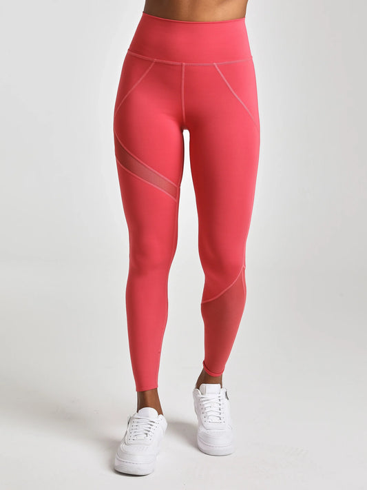 Mesh Panel Legging - Vintage Rose | Losano | Evolve Fit Wear
