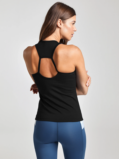 Keep You Cool Tank - Black | Losano | Evolve Fit Wear