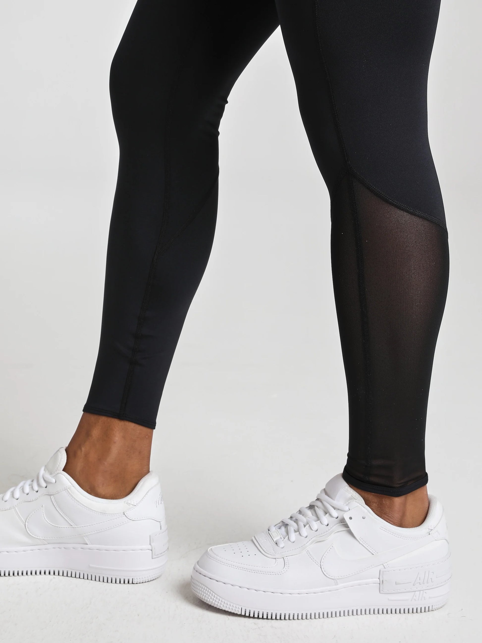 Mesh Panel Legging - Black | Losano | Evolve Fit Wear