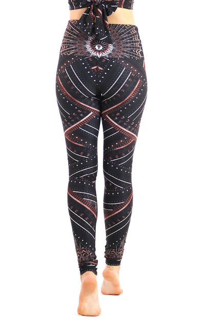 Humble Warrior Printed Yoga Leggings | Yoga Democracy | Evolve Fit Wear