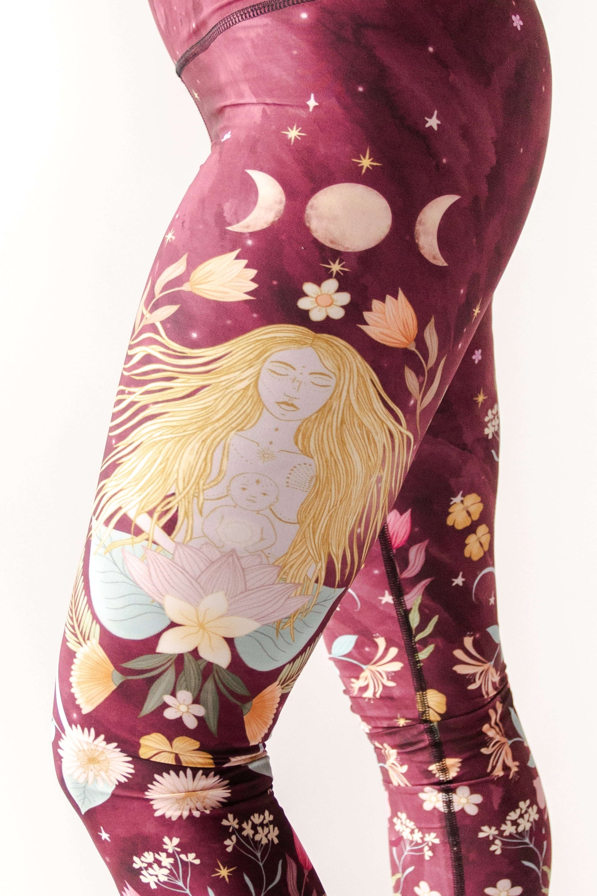 The Creator Printed Yoga Leggings | Yoga Democracy | Evolve Fit Wear