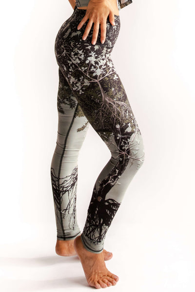 Transformation Printed Yoga Leggings right side