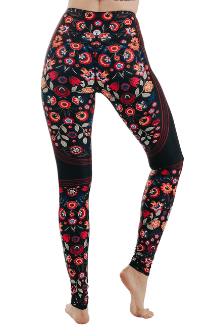Folklore Printed Yoga Leggings | Yoga Democracy | Evolve Fit Wear