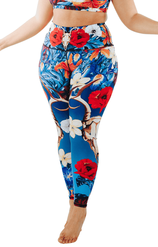 Georgia Printed Yoga Leggings | Yoga Democracy | Evolve Fit Wear