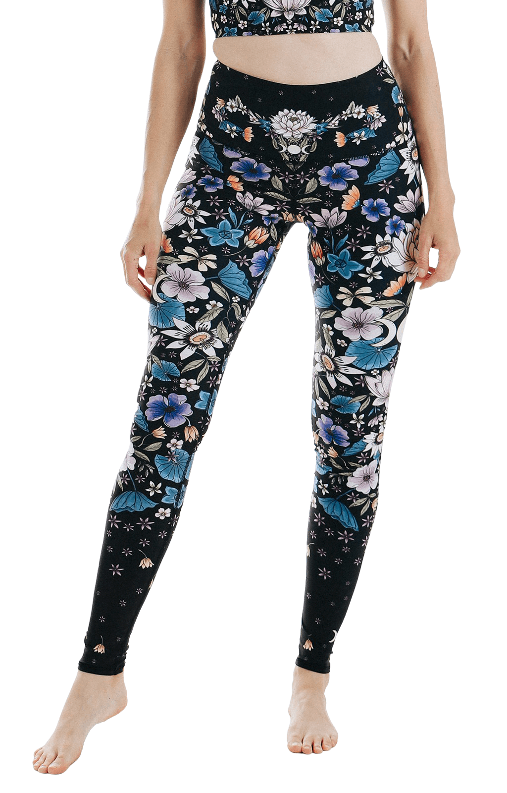 Divine Feminine Printed Yoga Leggings | Yoga Democracy | Evolve Fit Wear