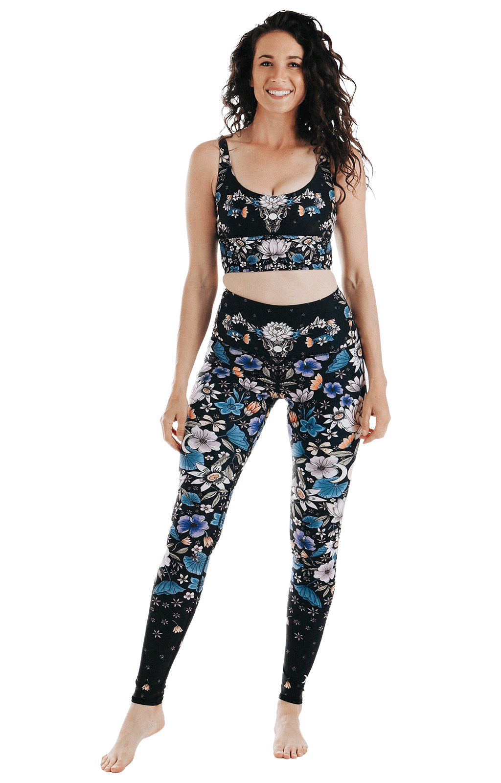 Divine Feminine Printed Yoga Leggings | Yoga Democracy | Evolve Fit Wear