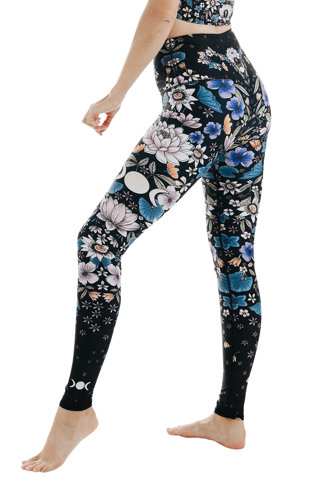 Divine Feminine Printed Yoga Leggings | Yoga Democracy | Evolve Fit Wear
