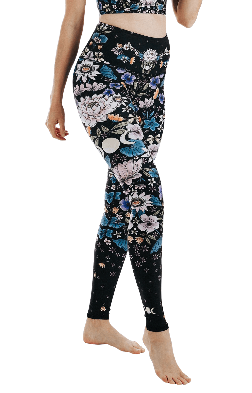 Divine Feminine Printed Yoga Leggings | Yoga Democracy | Evolve Fit Wear