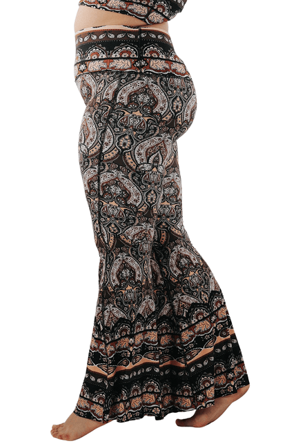 Espresso Yourself Printed Bell Bottoms | Yoga Democracy | Evolve Fit Wear
