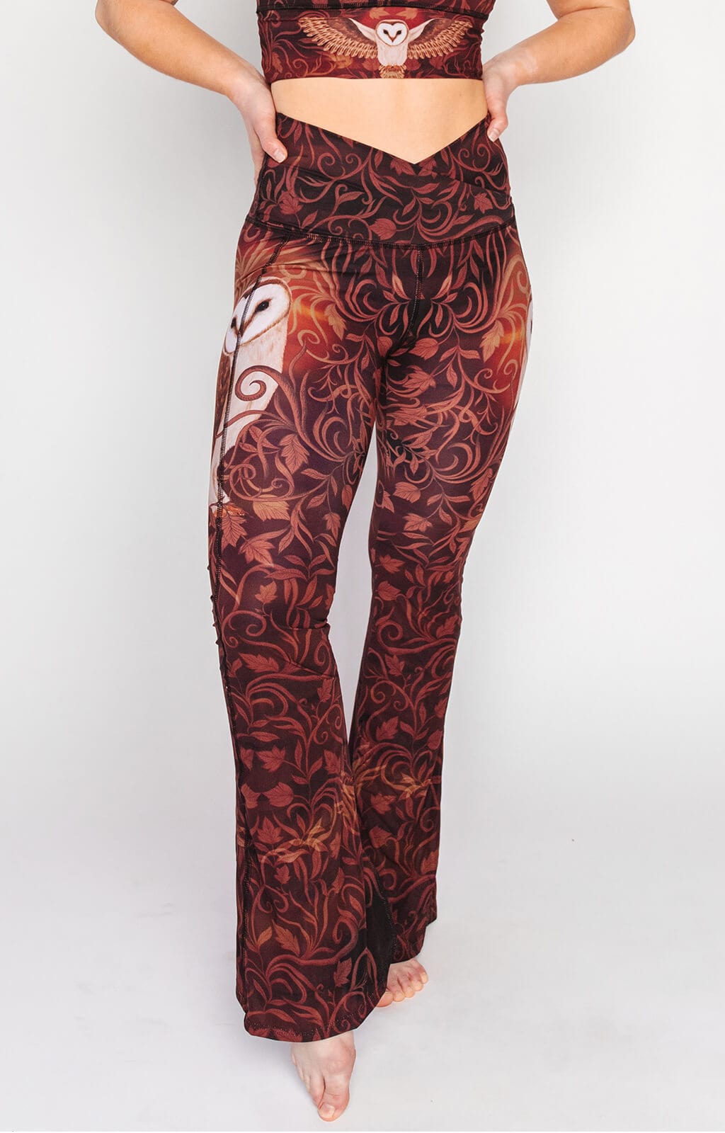 Split Flare Pant In Wisdom Seeker | Yoga Democracy | Evolve Fit Wear