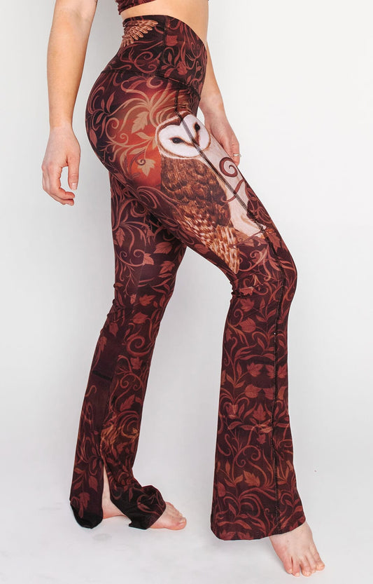 Split Flare Pant In Wisdom Seeker | Yoga Democracy | Evolve Fit Wear