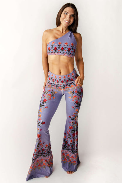 Bell Bottoms 2.0 in Lavender Love | Yoga Democracy | Evolve Fit Wear