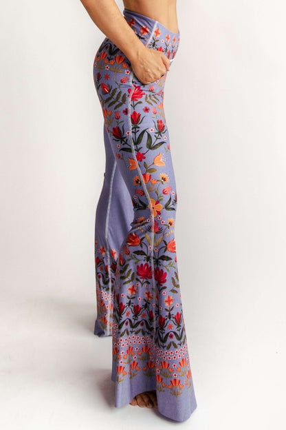 Bell Bottoms 2.0 in Lavender Love | Yoga Democracy | Evolve Fit Wear