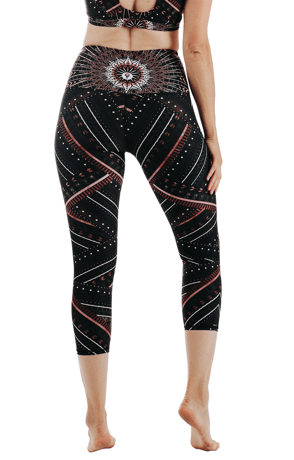 Humble Warrior Printed Yoga Crops | Yoga Democracy | Evolve Fit Wear