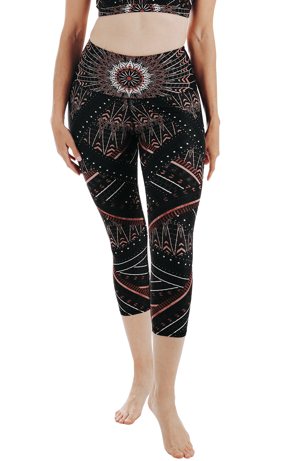 Humble Warrior Printed Yoga Crops | Yoga Democracy | Evolve Fit Wear