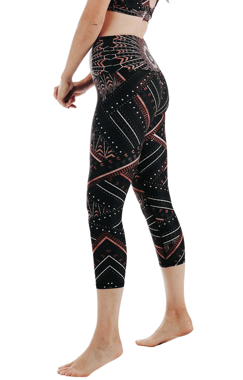 Humble Warrior Printed Yoga Crops | Yoga Democracy | Evolve Fit Wear